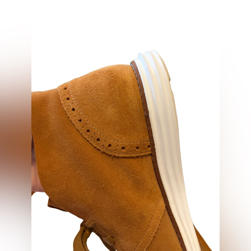 Cole Haan Women’s Suede Lace-Up Shoes | Tan Desert Boot Style Size 8 - Picture 6 of 6